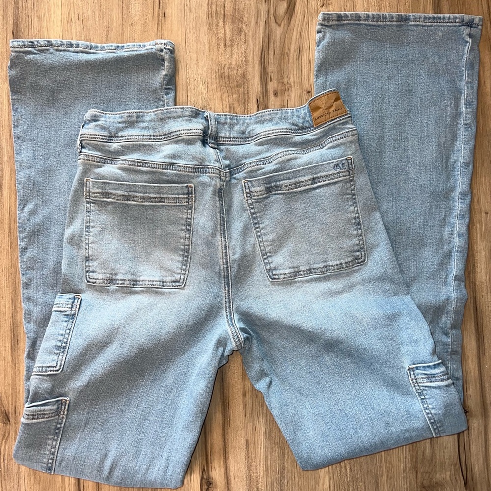 AE Stretch Low-Rise Kick Bootcut Jean - Picture 6 of 9